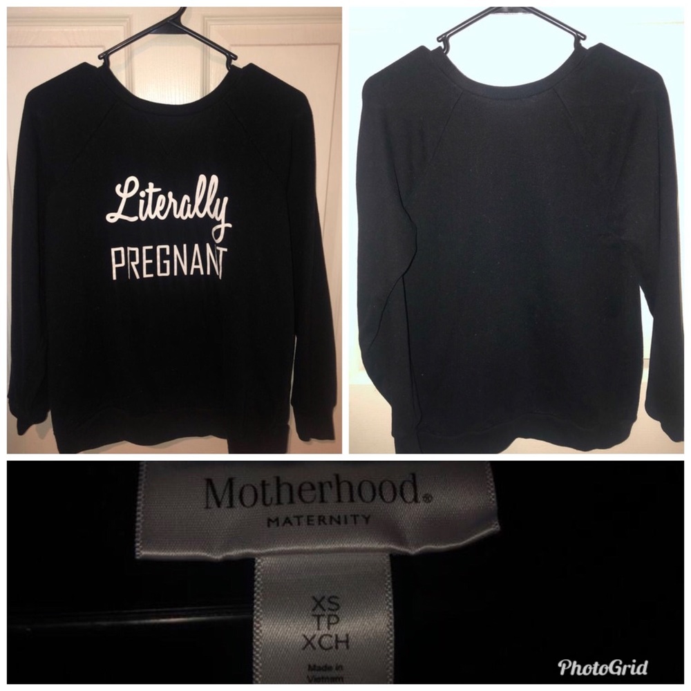 Maternity sweatshirt